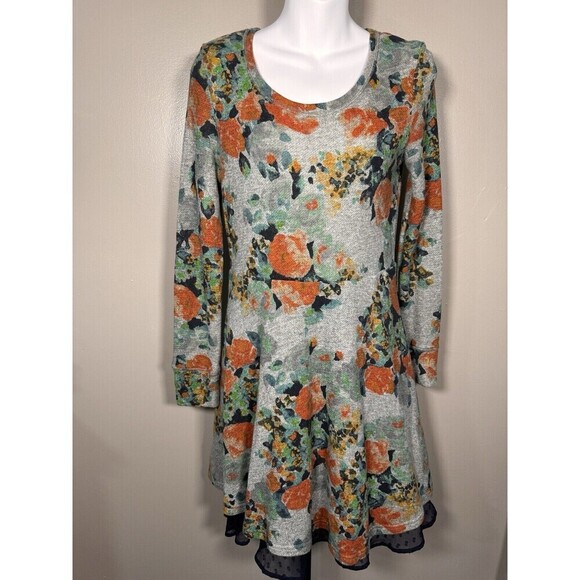 ANTHROPOLOGIE Saturday/Sunday Cotton Ellie Dress Size Small Floral - Picture 1 of 8